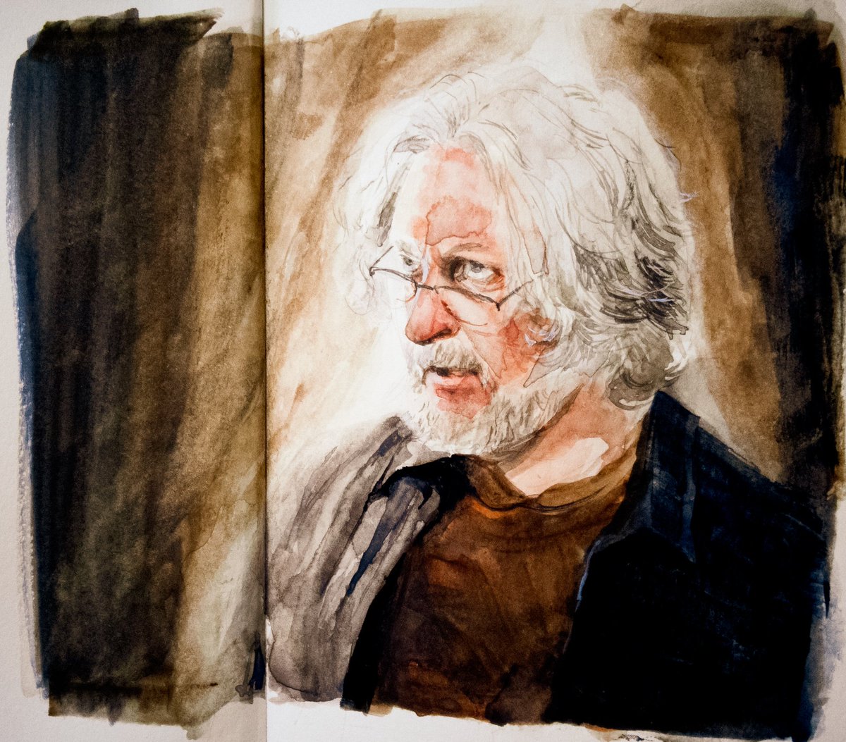 眼鏡＆白髪クランシーさん、10数年後のハンクって感じで素敵だった。