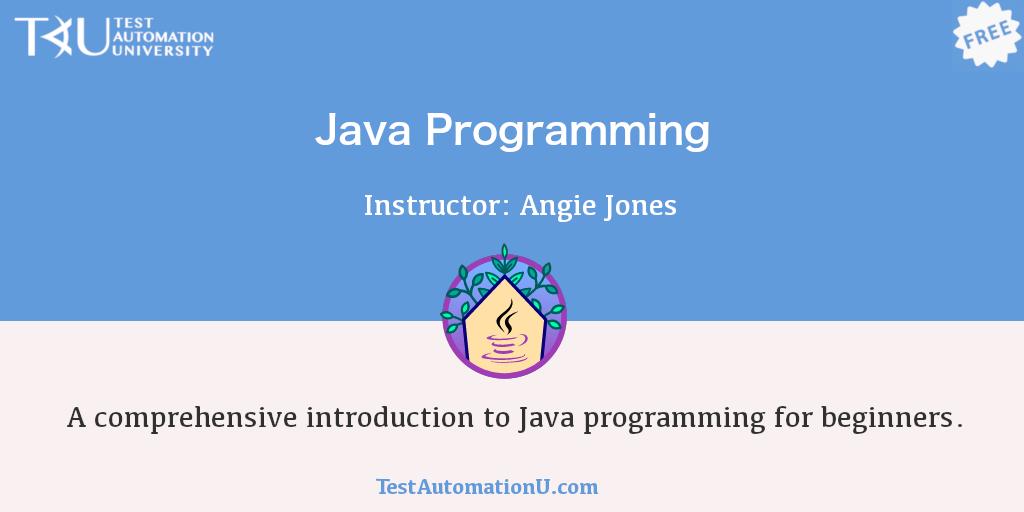 techgirl1908's tweet image. The wait is over! I've just released my free #Java course! 🎉
The course is designed for beginners to programming, so if you or anyone you know has been wanting to get into coding, this is a great resource to do so. 
testautomationu.applitools.com/java-programmi…