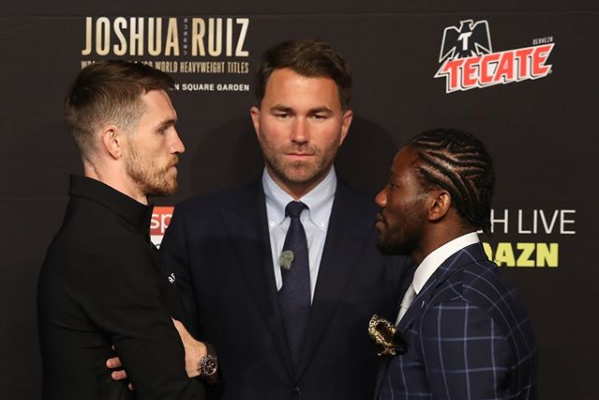 RetourBoxe's tweet photo. Callum Smith and @HASSANNDAM will fight for the WBA super middleweight “super” title on the #joshuaruiz fight card Saturday night in Madison Square Garden. This will be Smith’s first defense of that title.

@AmbitiousMonaco @ToescaJean @JMMormeck https://t.co/SbvWlhluVa