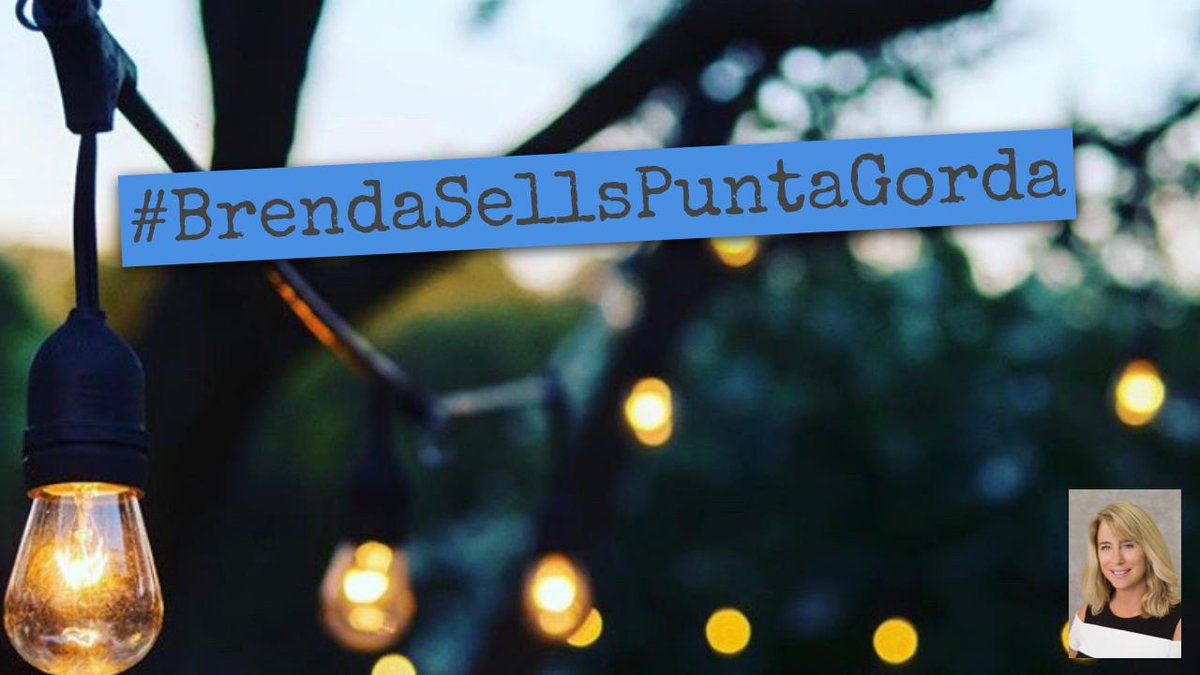 Repost: @kellerwilliamsdtc
Is your backyard ready for summer? Adding back yard lights is easy, yet creates great ambience!  💡💥
#BrendaSellsPuntaGorda #puntagorgeous #puntagordarealestate #florida #southernflorida #relax