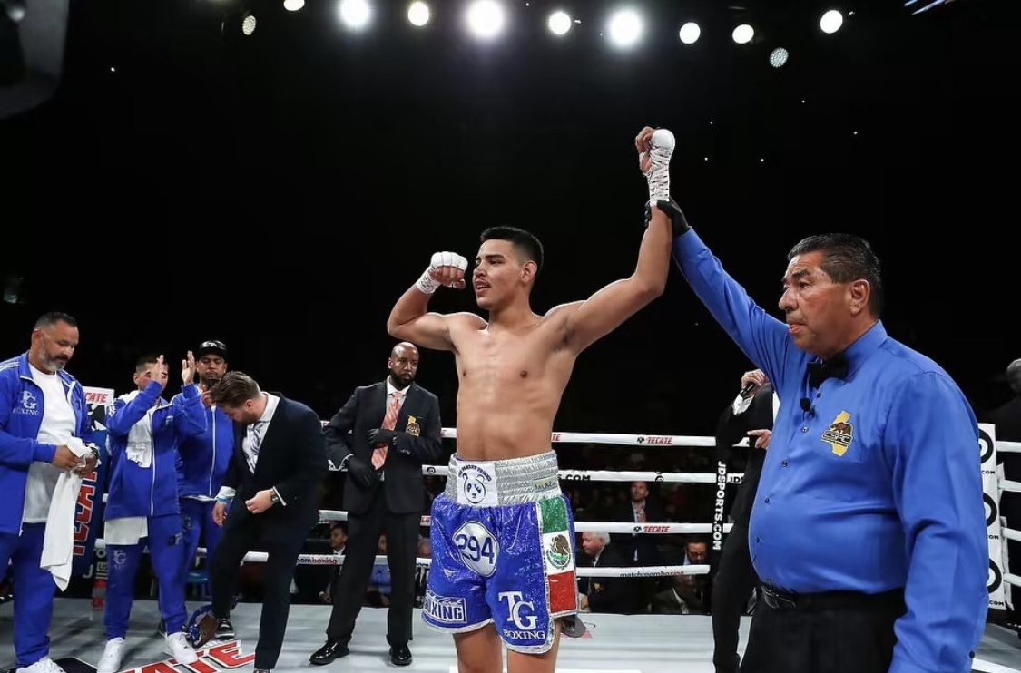 And the young stud @realdpacheco continues his development on a massive undercard of #JoshuaRuiz tomorrow night @TheGarden in the city of DREAMS #DAZN #matchroomusa