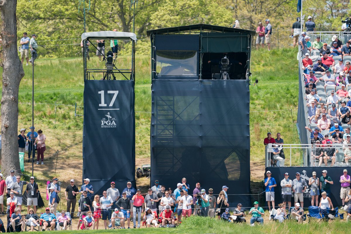 golf_sta's tweet photo. Some gorgeous pictures of our work from the recent @PGAChampionship in Farmingdale, NY. Thanks to @montanaphoto!  #pgachamp #pgachampionship #scaffold https://t.co/OgAIM2t6Xd