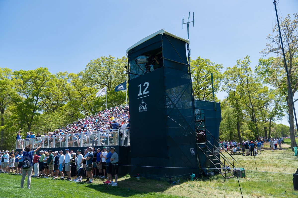 golf_sta's tweet photo. Some gorgeous pictures of our work from the recent @PGAChampionship in Farmingdale, NY. Thanks to @montanaphoto!  #pgachamp #pgachampionship #scaffold https://t.co/OgAIM2t6Xd