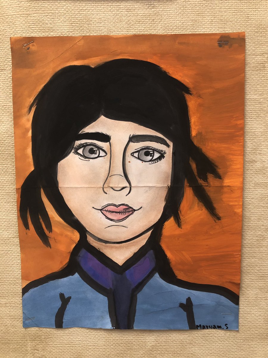 artwithmsmurphy's tweet photo. Some more grade 7 selfies!! These kids are so talented!👏🏽 https://t.co/dYv9TWYmUb