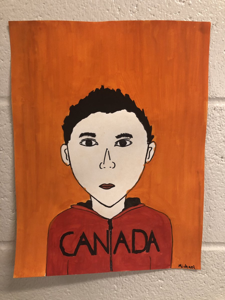artwithmsmurphy's tweet photo. Some more grade 7 selfies!! These kids are so talented!👏🏽 https://t.co/dYv9TWYmUb