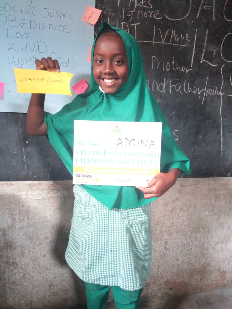 The girl child is part of the children who are  consolidating voices on the Importance of values #JisortNaValues001 <a href="/Phyllis_Muema/">PHYLLISMUEMA</a> <a href="/KECOSCE/">KECOSCE</a> <a href="/asline_mbogo/">Asline Mbogo</a> <a href="/IlcydK/">ILCYD-Kenya</a> <a href="/GlobalCtr/">Global Center on Cooperative Security</a> <a href="/NaimaTwahir/">Naima Twahir</a> <a href="/Hivvo2/">Hyvonne mwololo</a> <a href="/KwachaAfrika/">KwachaAfrika</a>