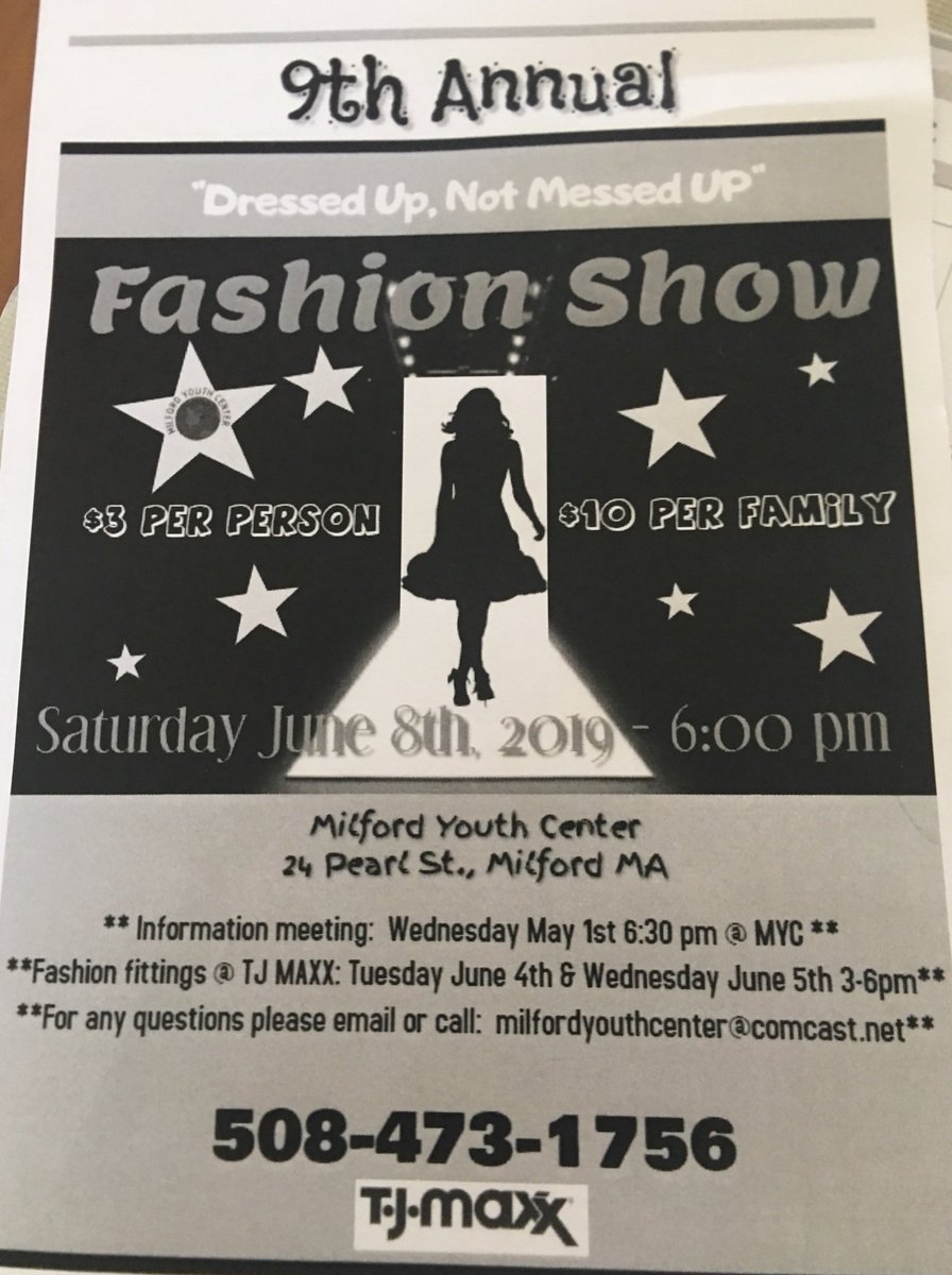Join Milford’s Youth Center for a night of fashion. #AmeriCorps
