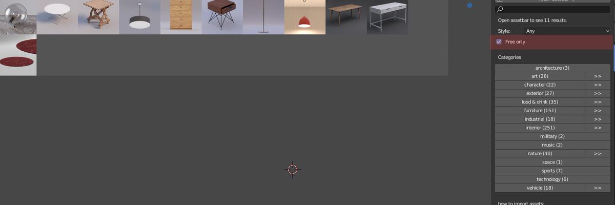 Blender_Kit's tweet photo. Freebies category is gone! Wait what!?!??
😮
With amount of free models growing, it didn't make sense anymore. Now you can use the 'free only' checkbox to limit all of your searches in BlenderKit.
https://t.co/rG7H309oO1
#blender3d #eevee #cycles #3dfree #3dfreemodels #free https://t.co/aFtadPpGRd