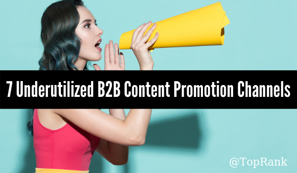 Beyond Social Bounds: 7 Underutilized B2B Content Promotion Channels #onlinemarketing #ukengineering buff.ly/2EUDXpZ