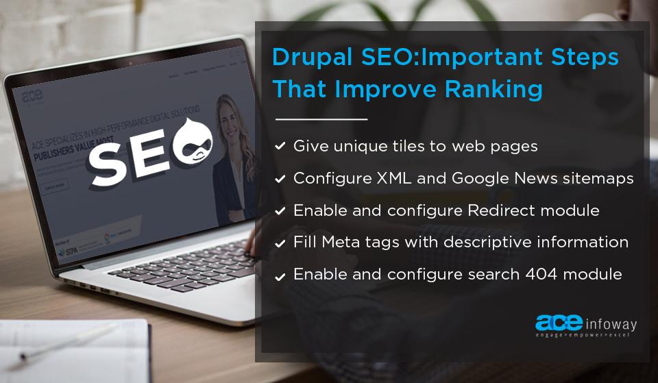 Ace_Infoway's tweet image. Drupal SEO: Important Steps That Improve Ranking
#AceInfoway #DrupalSEO #SEOTips