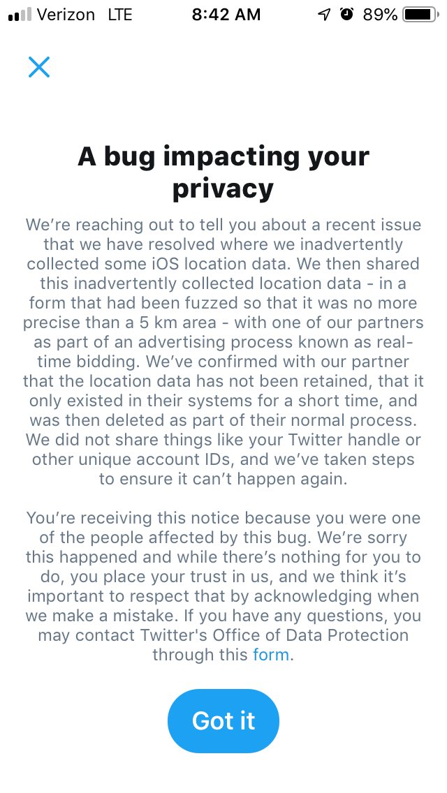Tilcia_F's tweet image. Social Media platforms need to be more aggressive in their handling of information. @Twitter has shared information that it should NOT have. #breach #databreach #recklessbehavior #improperhandling #datasharing #inexcuseable