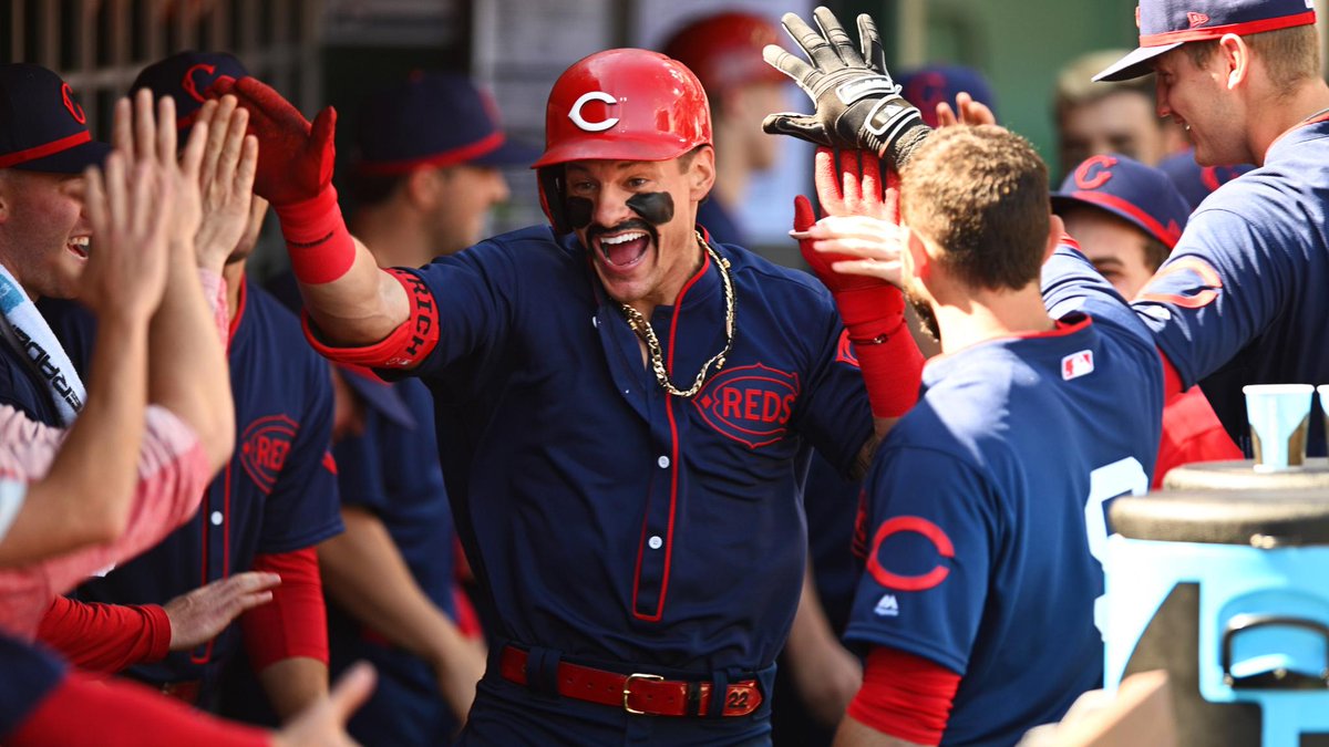 Reds's tweet photo. This is the #NationalSmileDay tweet you are looking for. 😁 https://t.co/OP3VWqkvdm