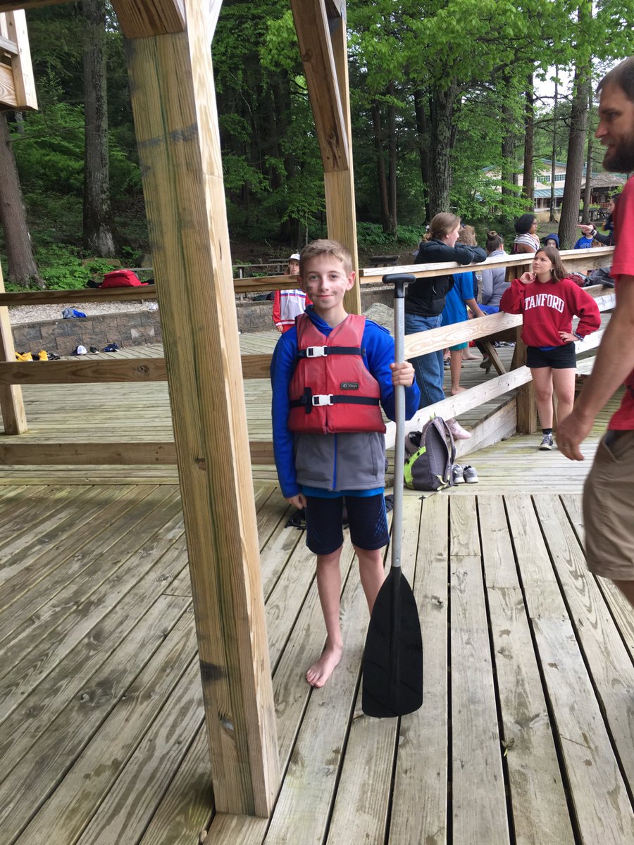 VLeeds212's tweet photo. Getting ready for canoeing...which intrepid campers will fall in? All ended well, but some were wetter than others! Lol! #StrongMS #RSD13CT https://t.co/lgd80QKYPn