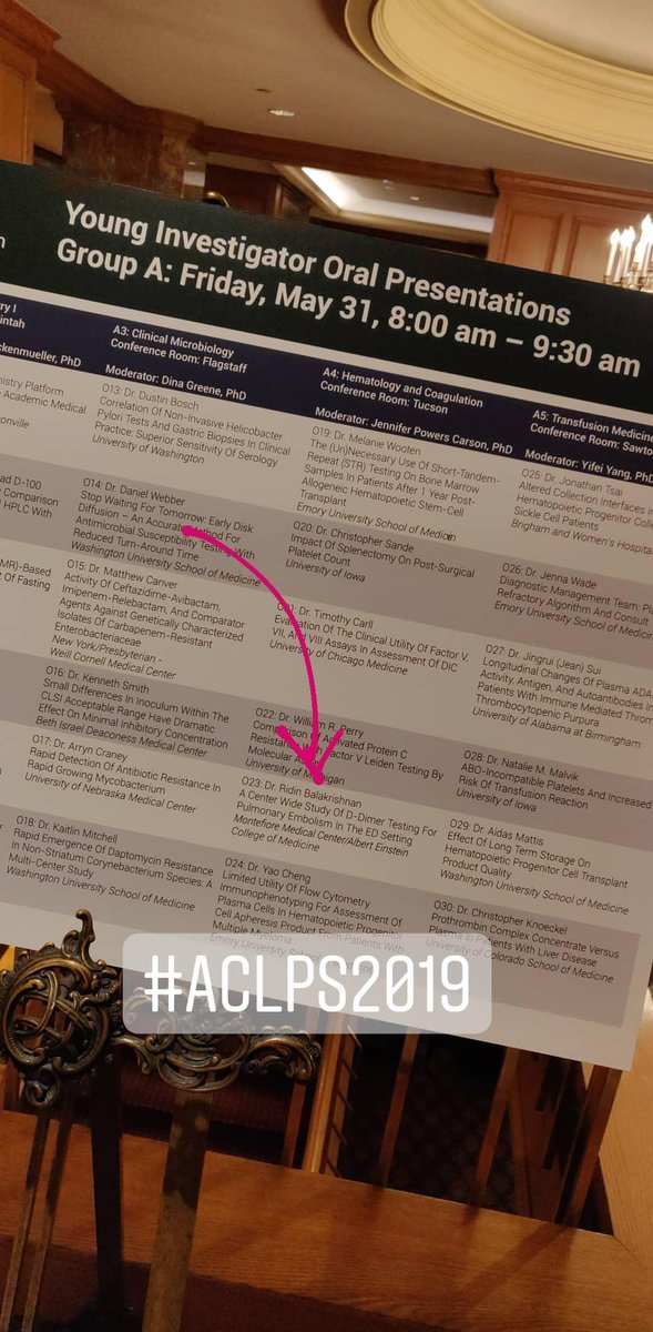 ridin_bk_MD's tweet photo. Lets Go!! #ACLPS 2019!! #ARUP #Pathologists #pathology #Ddimer #pulmonaryembolism #emergencymedicine https://t.co/lpZLZ16OuJ https://t.co/4Raxx0kkKz