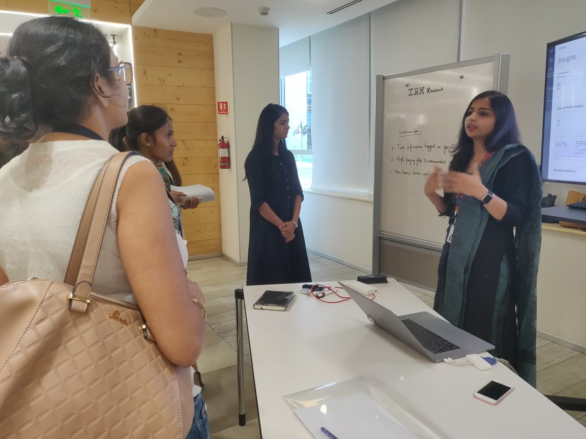 AnitaBorg_India's tweet photo. Attendees get a real experience of technology at the Expedia Group, IBM and Fidelity International kiosks at the https://t.co/PXcxJwZVsp meetup. https://t.co/zI4usAMxKu