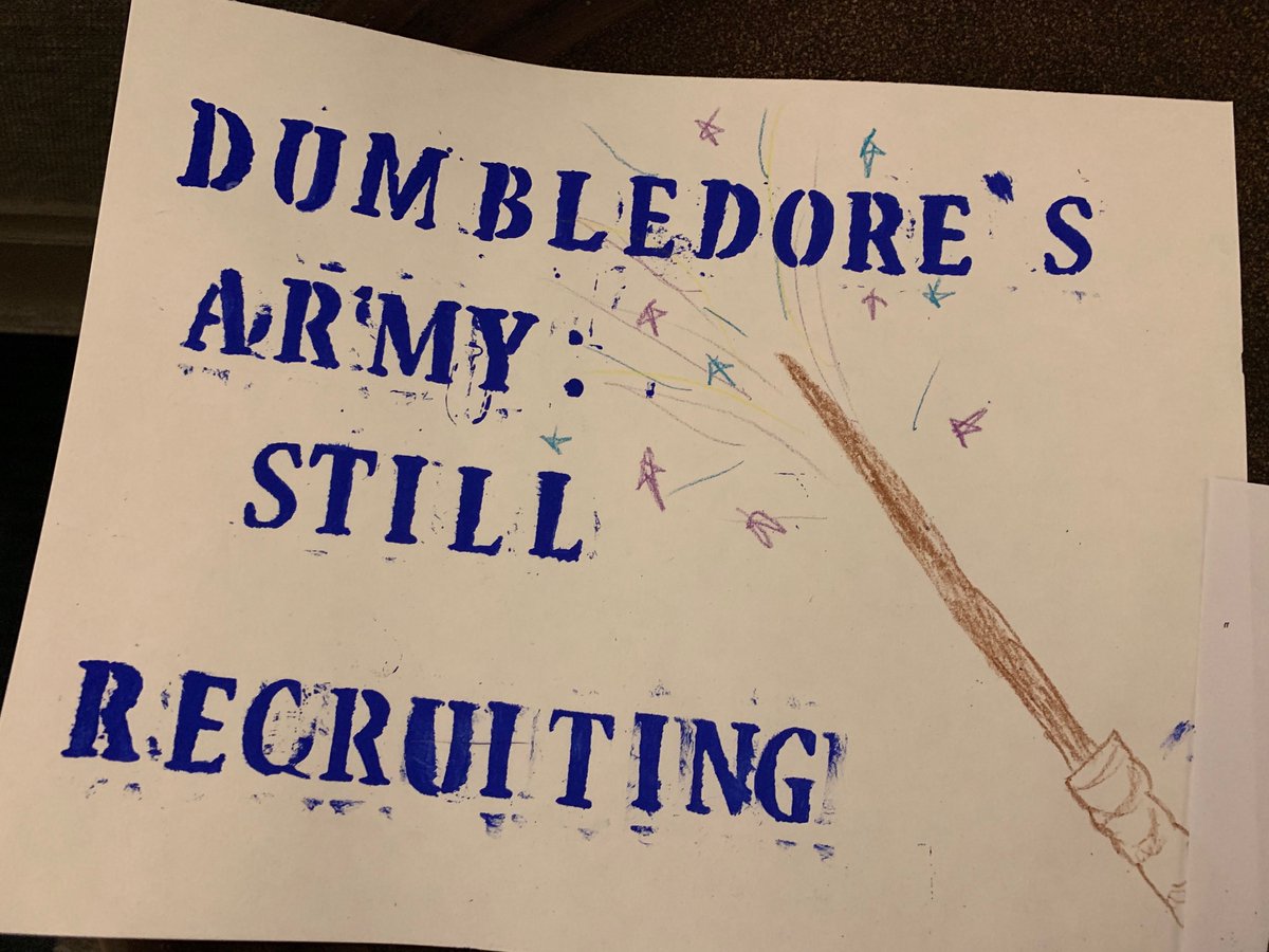 FandomForward's tweet photo. We love the posters our trainees made during their time at the Granger Leader Academy. Can you think of any great slogans for a Wizard Activist protest sign? #GLA19 #tbt https://t.co/lznpzeFeiF