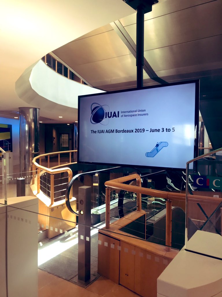 CESAMAT's tweet photo. J-4 before #AGM #IUAI #aviation #insurers June 3-5 @Bordeaux @CESAMAT https://t.co/E8GRYQTvr3