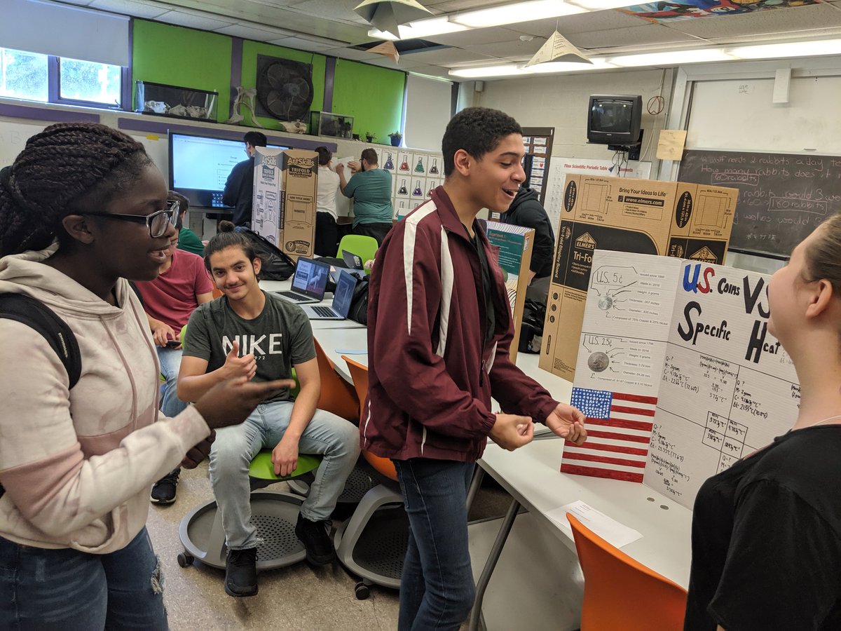 MrsDNA29's tweet photo. PT 5 chemistry showcase! I am so proud of my Chiclets! ♥️♥️ @WeAreWACTC @BasecampNE @SummitPS @SFoxEd https://t.co/kVudADRvHr
