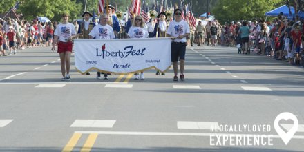 ExpDedicated's tweet photo. Come experience LIbertyFest, Edmond's Rockin' 4th of July Celebration! This two-week, nationally recognized event boasts the largest hometown parade in the state of Oklahoma. @LibertyFest #SeeEdmond https://t.co/6AWtMIvGd2