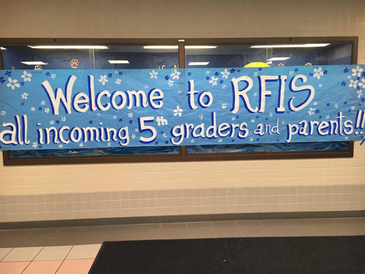 Incoming 5th grade orientation is this Monday at 6PM in the RFIS gymnasium! We look forward to welcoming our newest huskies and their parents! Our wonderful <a href="/RFIS_PTO/">RFIS PTO</a> will be selling #RFISpride spirit wear! #frsd <a href="/FlemRarSchools/">FlemRarSchools</a>