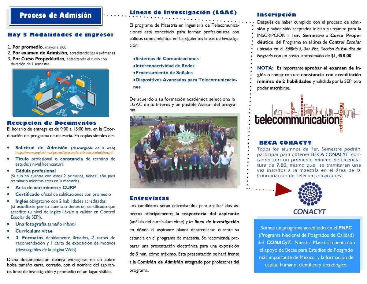 PosgradoTelecom's tweet photo. Sé parte del posgrado de @PosgradoTelecom https://t.co/vGyiAExwoa