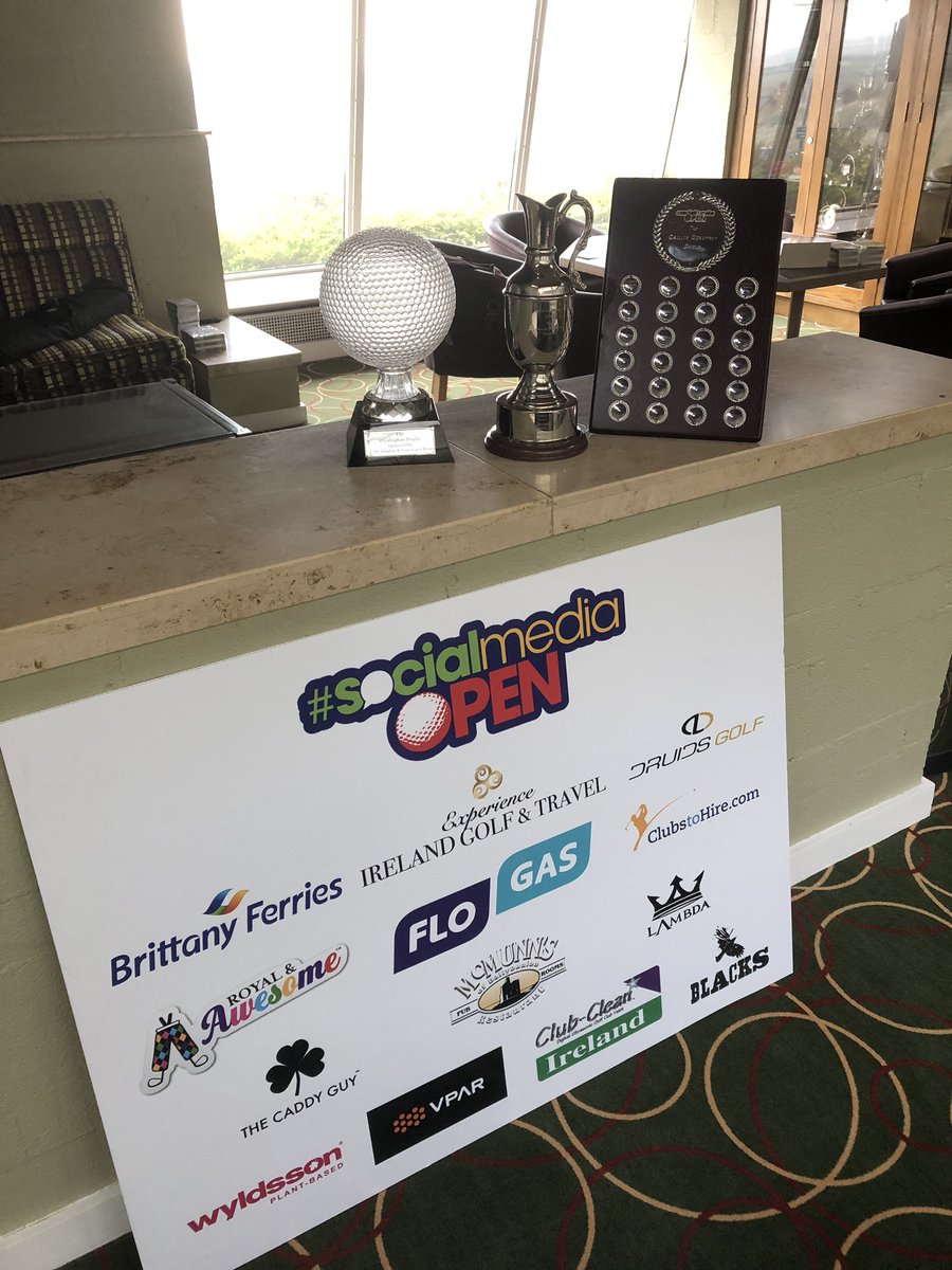 SMOpen's tweet photo. #FF #SMOpen2019
Tournament Partners
@BFGolfDesk
@FlogasIreland
@EIGTravel
@DRUIDSGOLF
@clubs2hire
@RoyalAwesome
@LambdaGolf
@caddyguyireland
@McMunnsBallyb
@BlacksBrewery
@vpargolf
@clubcleandublin
@wyldsson https://t.co/OALBKQFIut