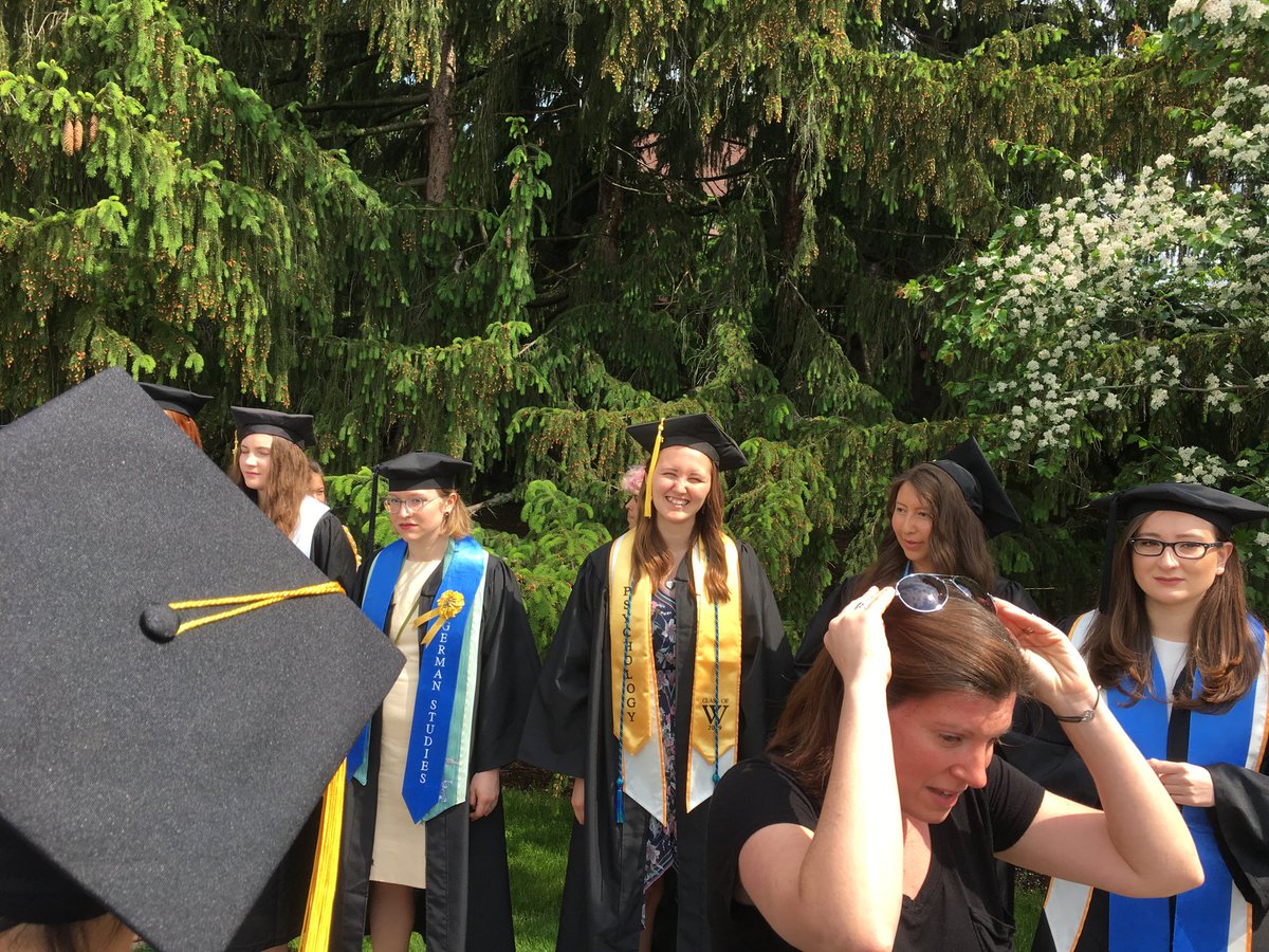 Hailey McAfee, NRHS ‘15, at Wellesley Commencement