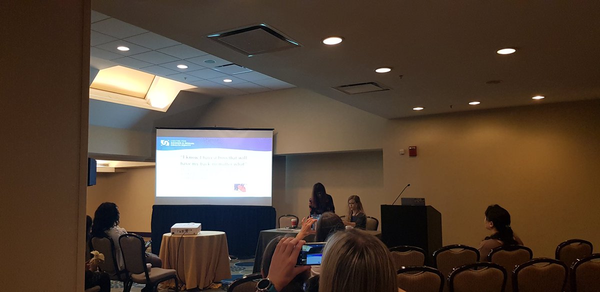 criminographer's tweet image. Alka Murby and Bronwyn Mcbride kick off the first #CRN6_DC2019 #lsa2019 session exploring the impact of end demand legislation on sex workers in Canada.