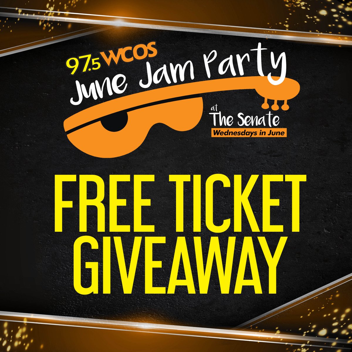 975WCOS's tweet photo. Come and grab your FREE tickets to the #JuneJamParty June 5th at @TheSenateCola powered by @TitosVodka! @Thrills51 and the 97.5 WCOS Hummer down at the Horseshoe at USC from 4:30-5:30pm TODAY! https://t.co/jifE0HFBvT