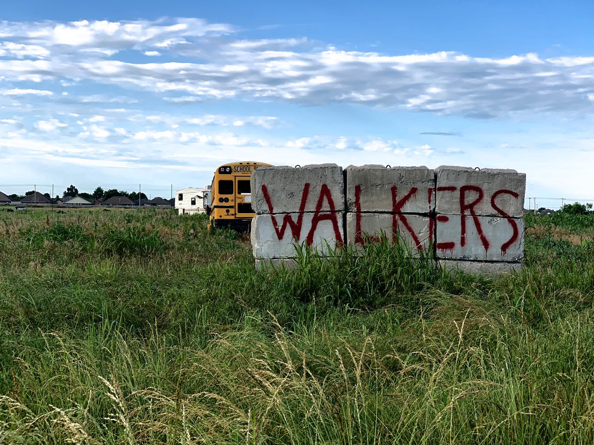 ConsumerQueen's tweet photo. "Do you think it's safe "Orr" should I go another way" @OrrFamilyFarm
.

#VisitOKCMediaPartner #SeeOKC #WalkingDead #thewalkingdead #walkingdeadfans #TWD https://t.co/wRB5Eahz06