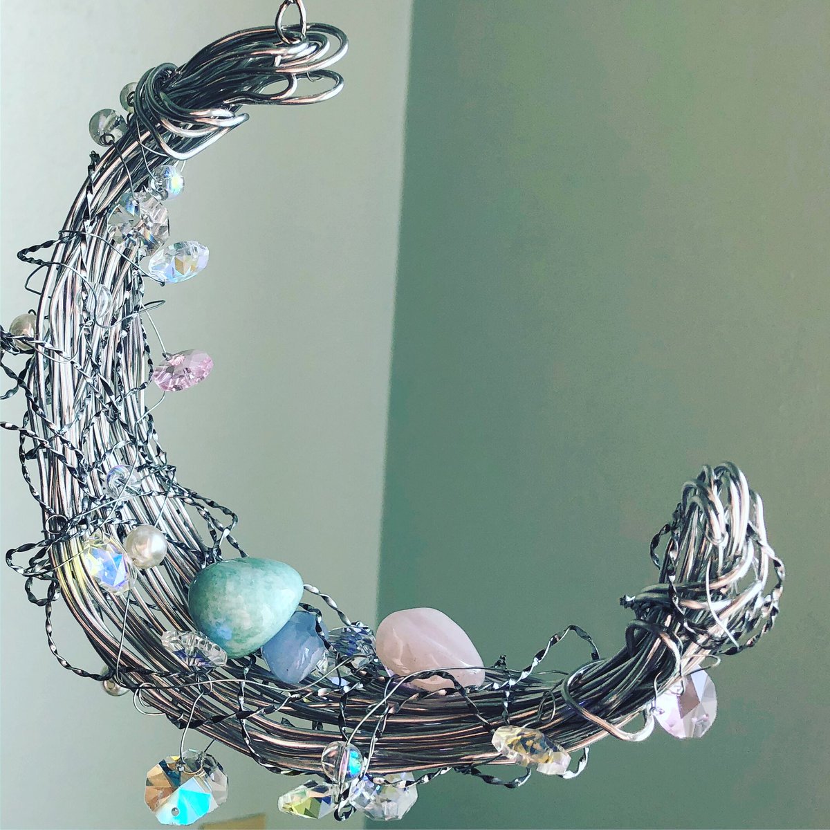 DesignsTiffany's tweet photo. Excited to share this item from my #etsy shop: Crescent Moon Crystal Display New Moon Crystal Cleansing Energizing Home Decor Lunar Metaphysical Moon Decor Celestial Boho Deco https://t.co/IoWRMJpAJl #newmoon #crystals #energy #handmade #lunar #celestial #bohodesigns https://t.co/EqhUkwfOHl