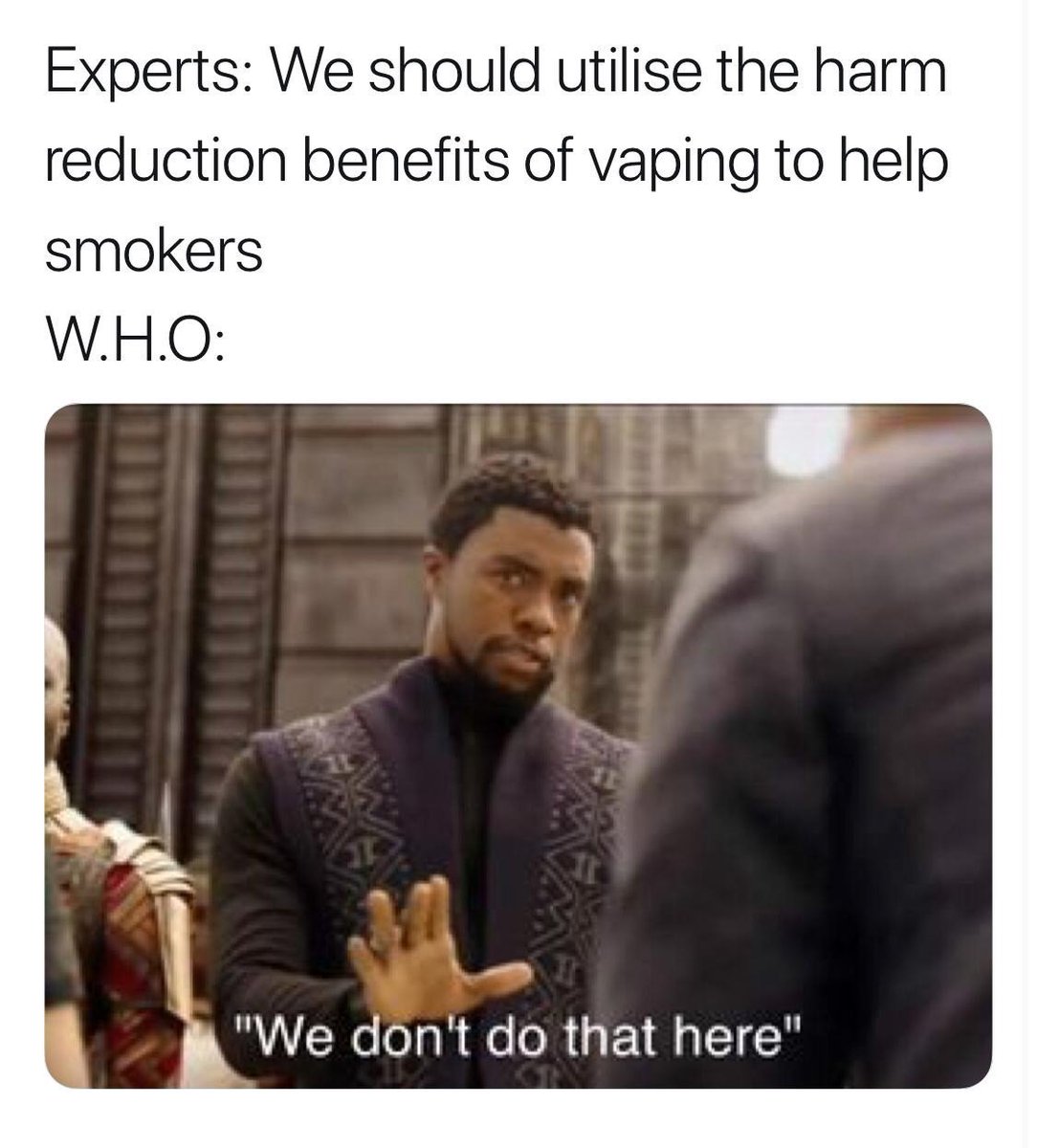 It's #WorldNoTobaccoDay, but the @WHO still aren't backing #vaping! Thousands of people are switching away from smoking by vaping; isn't it time we all got behind harm reduction? Read the #UKVIA statement here: bit.ly/30Wjf2k  #WorldNoTobaccoDay2019 #NoTobaccoDay