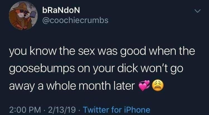 BLVCKESTVVITTER's tweet image. Them ain&apos;t goosebumps chief