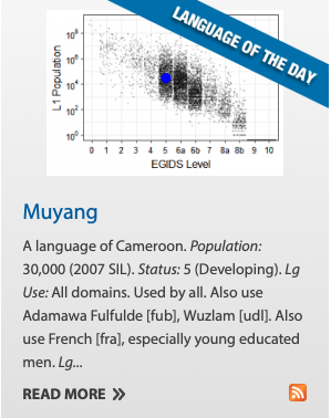 SILglobal's tweet photo. The #LanguageoftheDay in @theEthnologue is #Muyang (spoken in #Cameroon) #LanguageMatters #IYIL2019 #IndigenousLanguages https://t.co/dpeVQznGFy https://t.co/RefU04Whrp