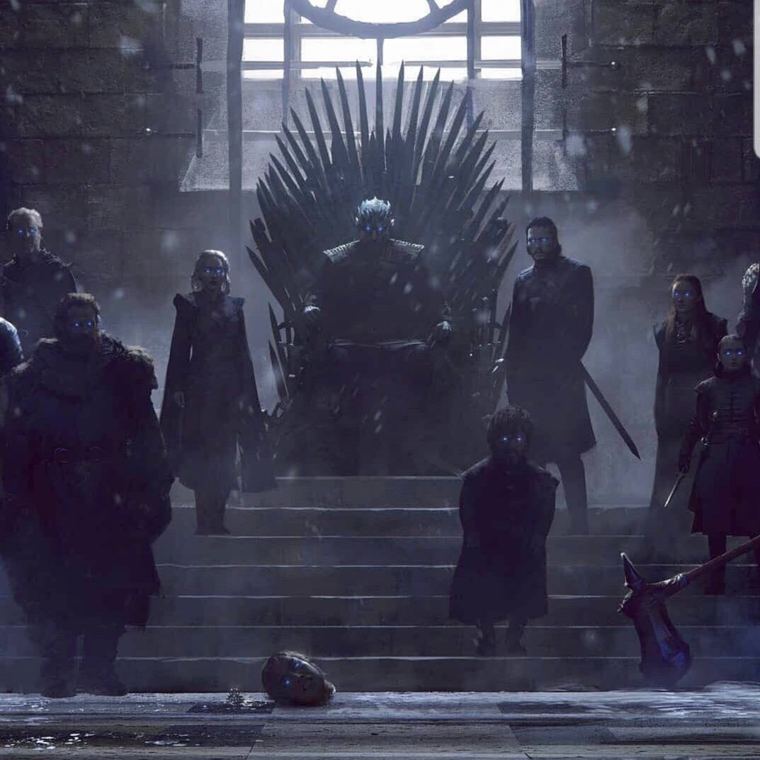 LittleWill17's tweet photo. What would y'all think of this ending? #gameofthrones #Whitewalkers #GameofThronesseason8episode6 https://t.co/dNCcxFFHKd