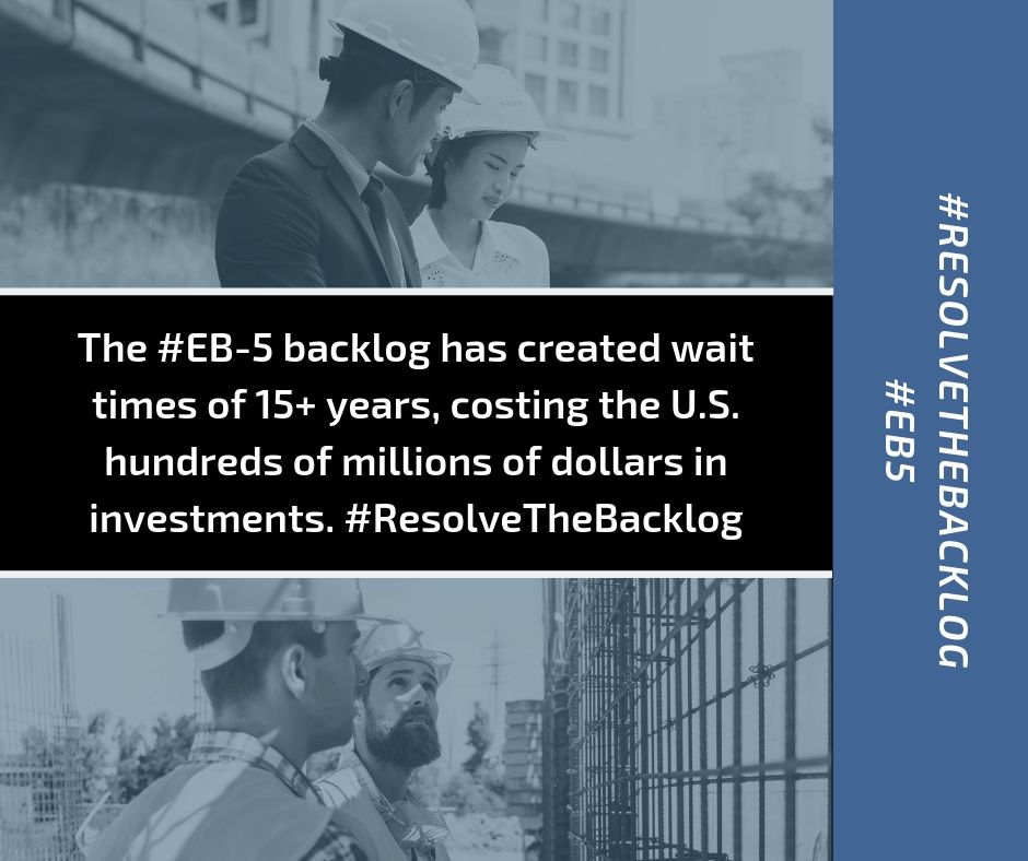 InvestinUSJobs's tweet photo. #resolvethebacklog #EB5 https://t.co/3IvgaISu4m