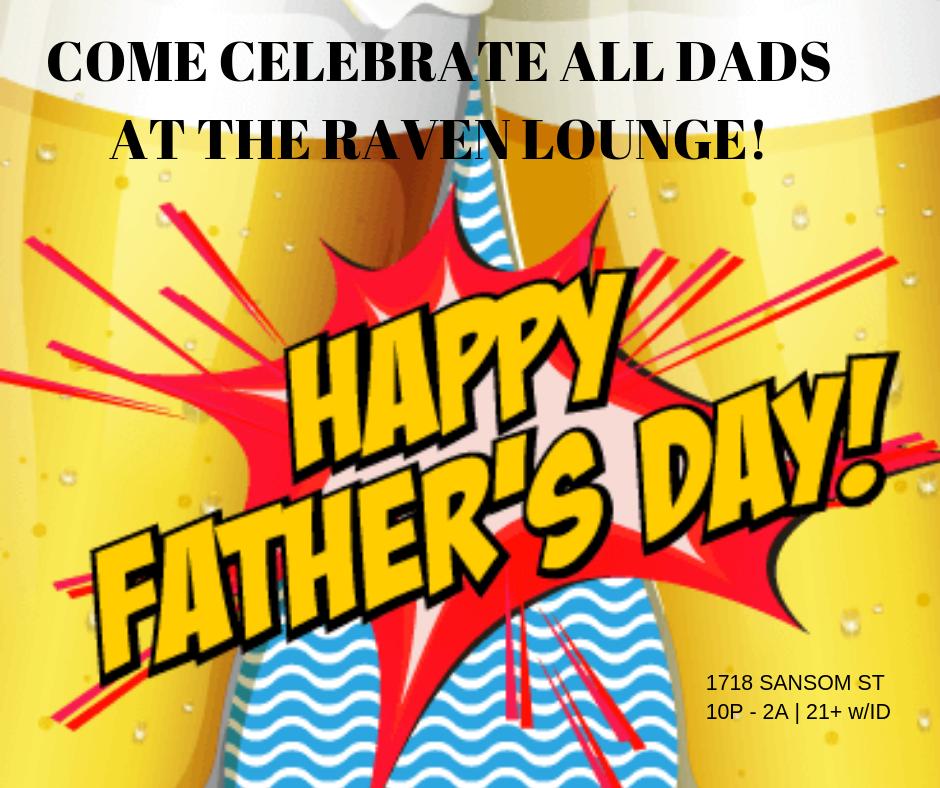 Happy Father's Day to all the SUPER dads out there!
.
.
.
#ravenlounge #superdad #phillylounge #philly2night #drinkspecials #fathersday #dudes #dadbod #sundayfunday