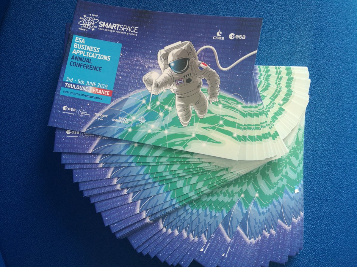 3 more sleeps to #SmartSpace2019 in #Toulouse 🚀We are all ready for lift off  with the tickets sold out! Hope to see you there! <a href="/giulia_manzetti/">Giulia</a> <a href="/Tanasha/">Natasha Wheatley</a> <a href="/Ba8iV/">Barbara Vincentelli</a> <a href="/ESAbusinessapps/">BusinessApplications (Now ESA Space Solutions)</a> <a href="/Space4Europe/">ESA Space Solutions</a> <a href="/CNES/">CNES</a> <a href="/nick_appleyard/">Nick Appleyard</a> <a href="/franksalzgeber/">Frank M Salzgeber,</a> <a href="/rabinroche/">gilles rabin</a>