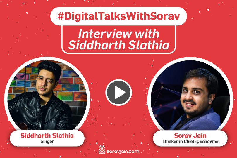 SoravJain's tweet photo. He’s a singer, a YouTuber and a singing sensation of the Country with more than 1.5 Million subscribers! Siddharth Slathia joined me in my #DigitalTalkShow to talk about his journey and his YouTube game. #DigitalTalkShowWithSorav
https://t.co/R9ggicWIEA https://t.co/aC29IwST9b