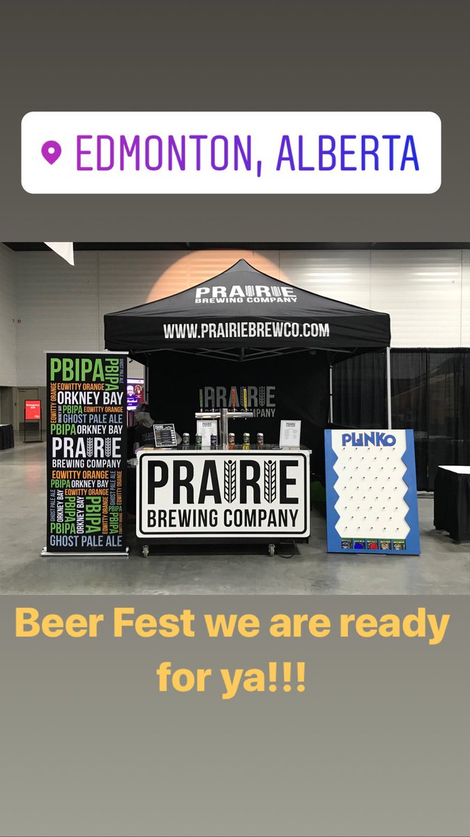 #drinklocal #prairiebrewco #beerfest #edmontonbeerfest #beerfestyeg