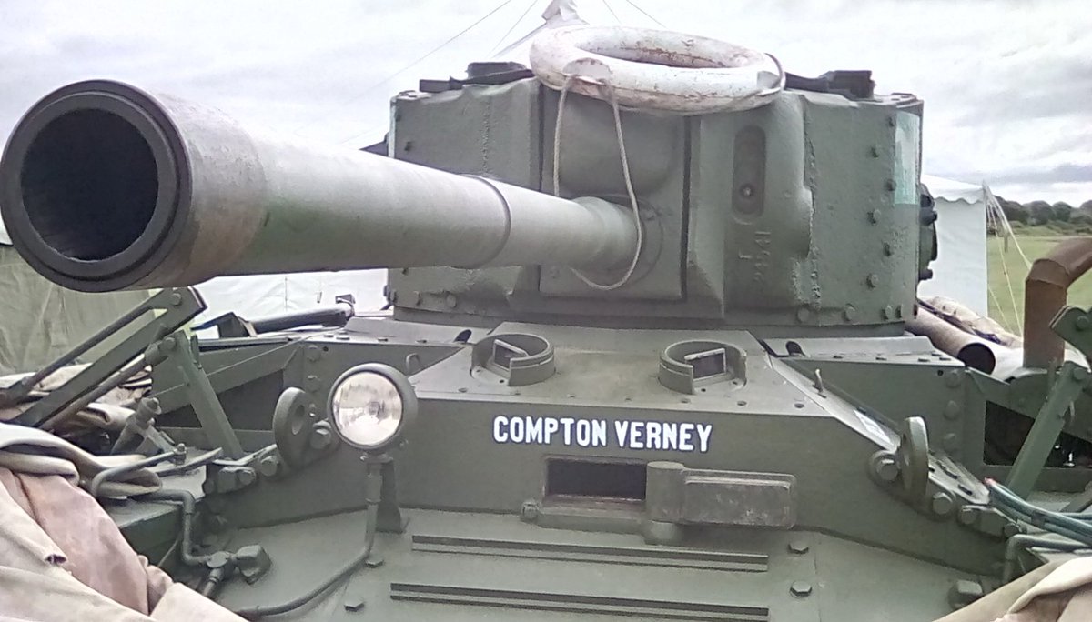 ColinMBaxter's tweet photo. I got up close and personal with the #Valentine DD #Tank this morning #StokesBay @moreGosport .#DDay75  on this weekend . https://t.co/8zqNbZVjld