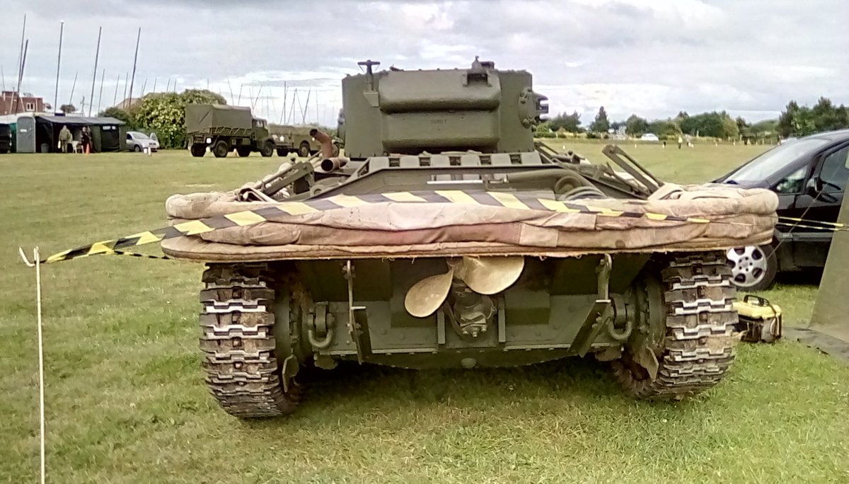 ColinMBaxter's tweet photo. I got up close and personal with the #Valentine DD #Tank this morning #StokesBay @moreGosport .#DDay75  on this weekend . https://t.co/8zqNbZVjld