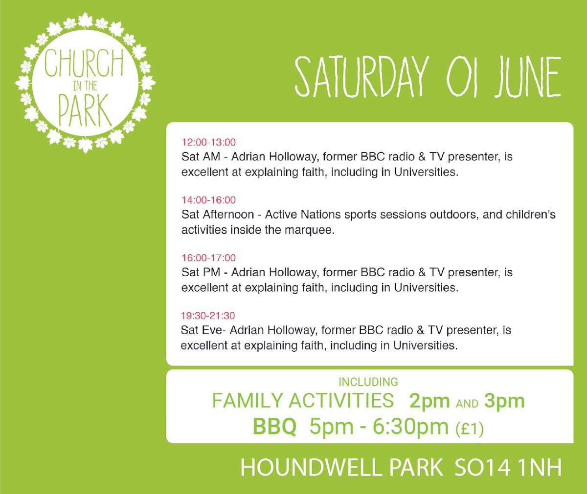 Tomorrow at #CITP: activities, music, talks, BBQ and more. Something for everyone!
For the full schedule details join the Facebook Event:
facebook.com/events/3892768…