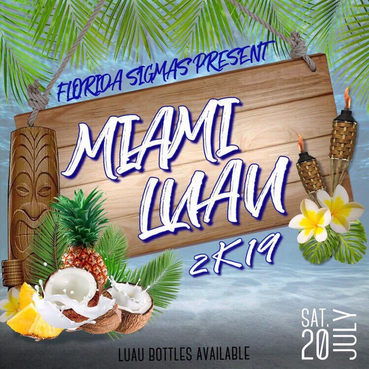 ITS HERE‼️📣‼️📣‼️ South Florida’s #1 pool party 🎉 The Miami Luau 💧. Grab your tickets early and while they’re cheap for an experience like no other. Luau bottles are also being sold on eventbrite in support of the Flint Water Crisis. Link in bio ! 💦