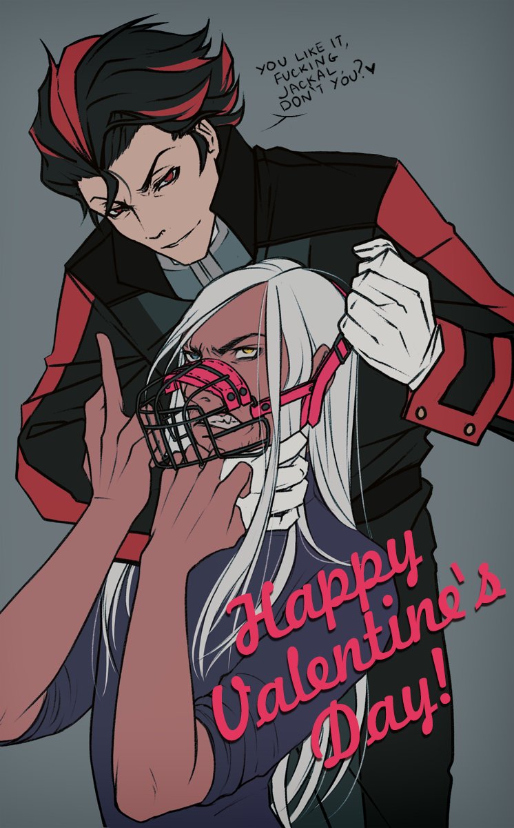 // blackroom-art @ tumblr. 

OBVIOUSLY IT ISN'T VALENTINE'S DAY BUT. 

human infinite.  ;(