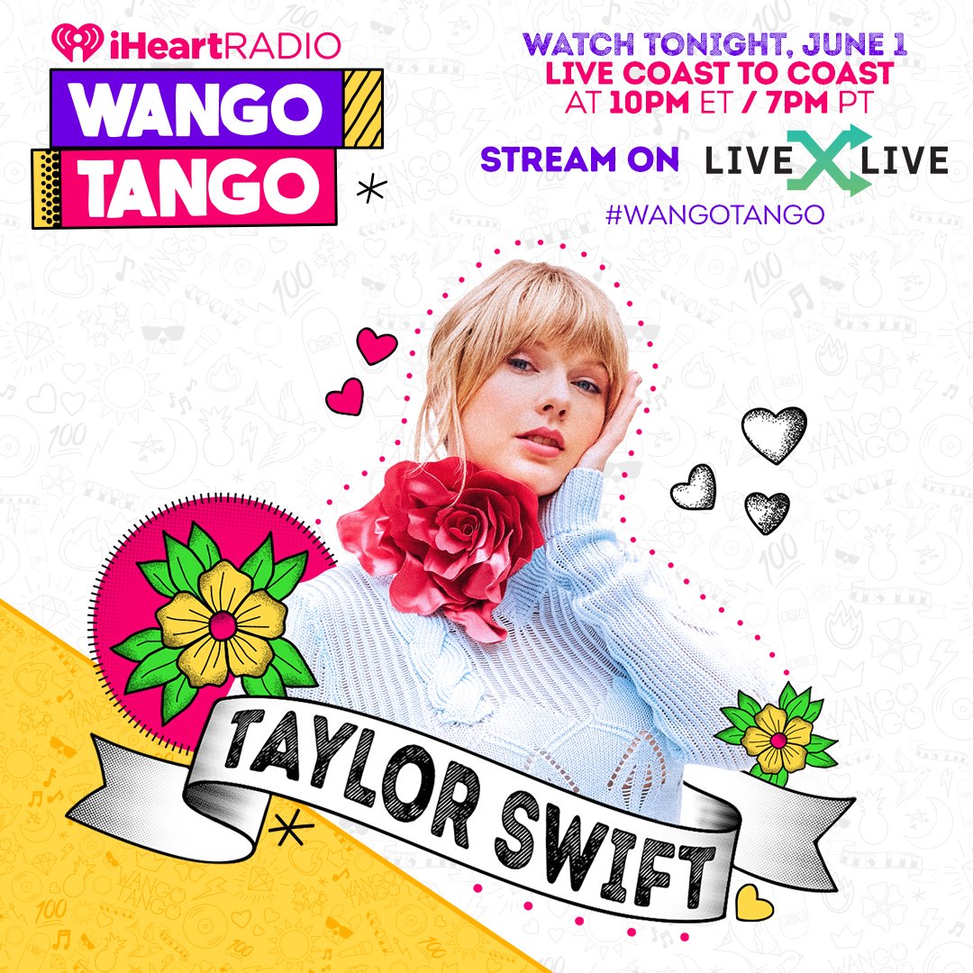 iHeartRadio's tweet photo. I couldn't sleep last night bc I'm so excited for @taylorswift13's #WangoTango performance!!!

https://t.co/84oQoNIXxb https://t.co/hulkHQ06Rg
