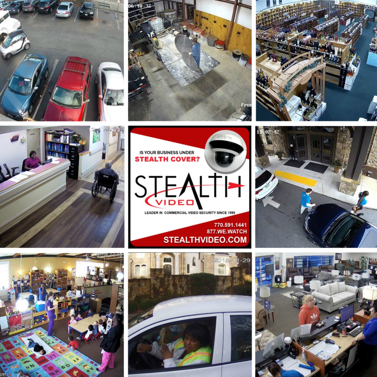 stealthvideocom's tweet photo. Our clients that trust us for the right CCTV safety and security solutions for their needs. Visit https://t.co/zYZozuqVxT and let's get YOUR business under STEALTH VIDEO cover too!
#stealthvideo #cctv #securityvideo #securitysystems #atlanta #securitycameras #commercialcctv https://t.co/X1dv4p9cdV