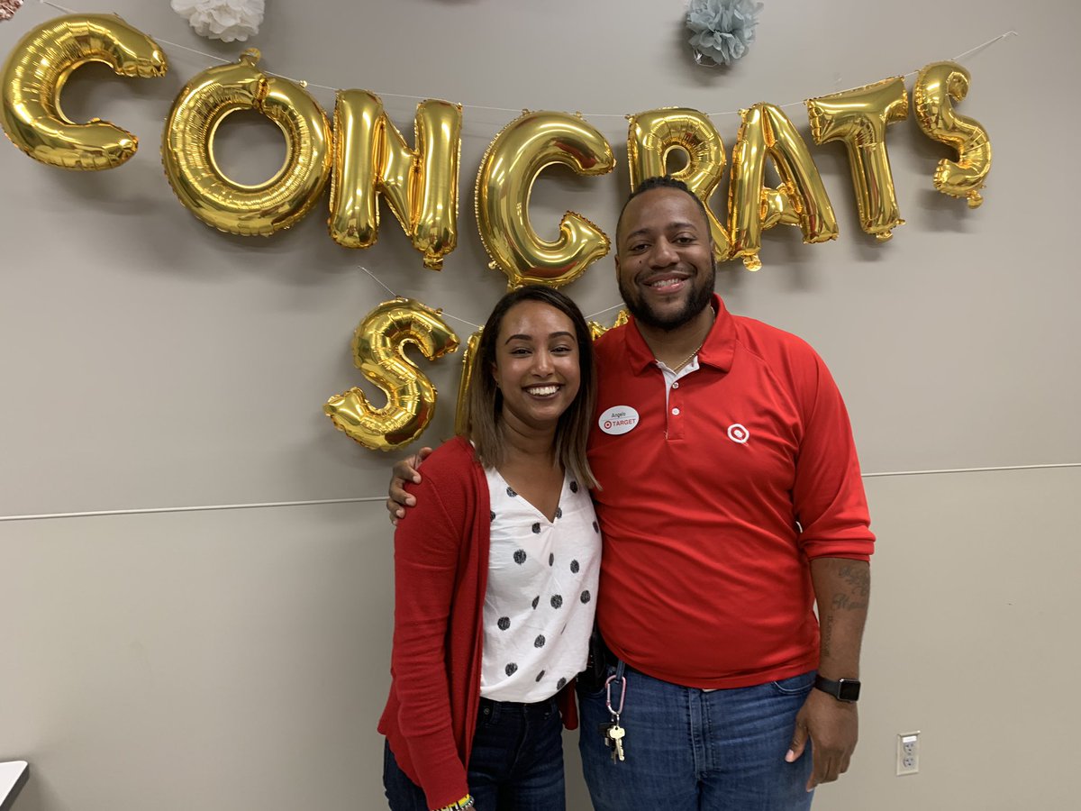Congratulations on your Promotion to Store Director! @Bullseye_Sem 🎊🎉🎈.