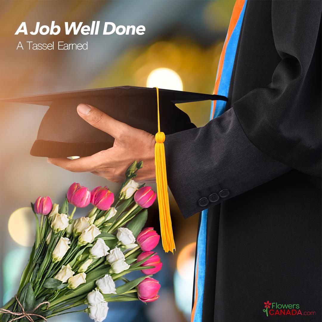 They grow up so fast. 🎓
Our bouquets will make any graduation celebration special. Save $10 on your graduate's bouquet with the code: 'GRAD'.
Visit: flowerscanada.com