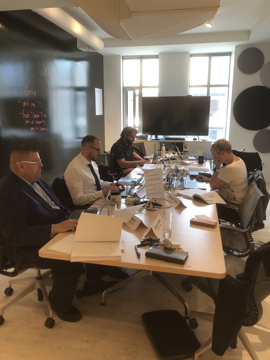 BrandonCarsonEd's tweet photo. Day one of the Business Fundamentals sprint at @eCampusOntario is going great! Faculty are collaborating and creating amazing ancillary resources! One team member even brought his own extra screen in (@greeneterry). Stay tuned over the weekend for updates.
#OER #OEP #OpenAtScale https://t.co/AmuCV7ApV2